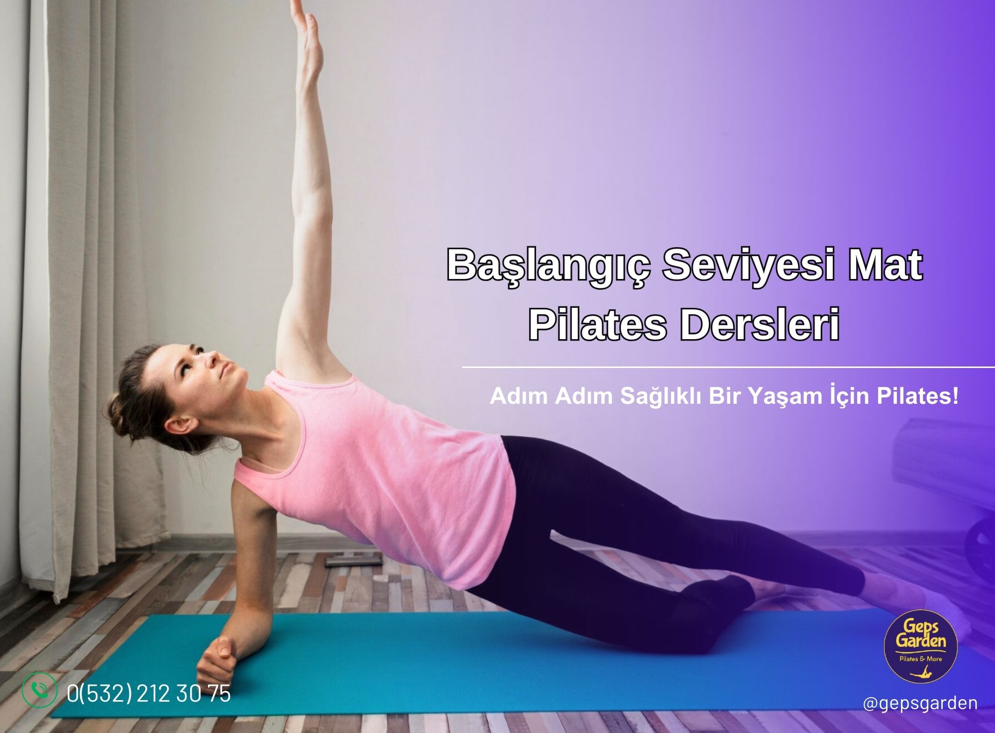 başlangıç seviyesi mat pilates dersleri 